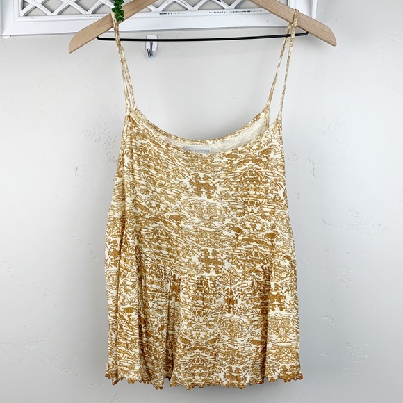 Urban Outfitters Tops - Urban Outfitters Yellow Peplum Tank NWTs sz Med